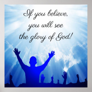 John 11:40  poster