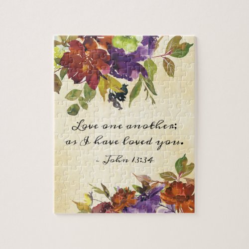 John 1334 Love one another as I have loved you Jigsaw Puzzle