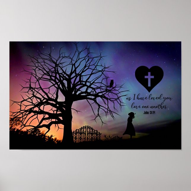 John 13:34 poster (Front)