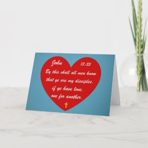 John 13:35 holiday card