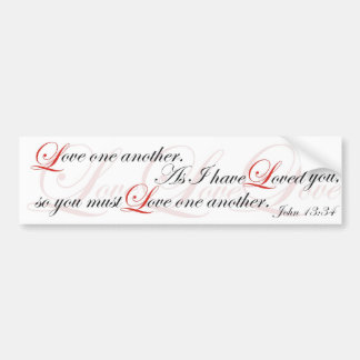 John 13 bumper sticker