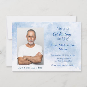 JOHN 14:1:3 Scripture Celebration of Life Mountain Invitation