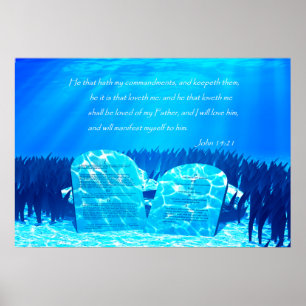 John 14:21 poster