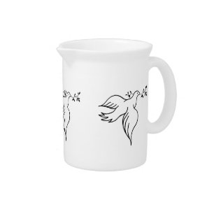 John 14:27 Bible verse Religion Christianity Dove Beverage Pitcher