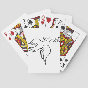 John 14:27 Bible verse Religion Christianity Dove Poker Cards