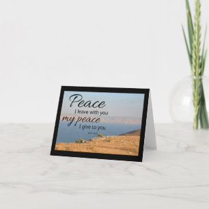 John 14:27 Fold Notecard Peace I Leave With You