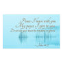John 14:27 Jesus Words, "Peace I leave with you," Rectangular Sticker