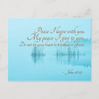 John 14:27 Peace I leave with you, Bible Verse