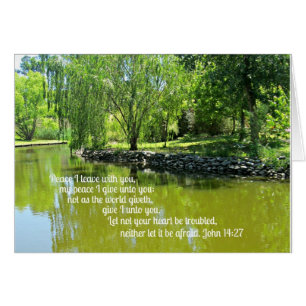 John 14:27 Peace I leave with you... Cards