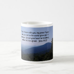 John 14:27 Peace I leave with you Coffee Mug