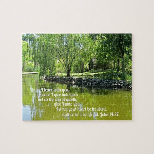 John 1427 Peace I leave with you Jigsaw Puzzle