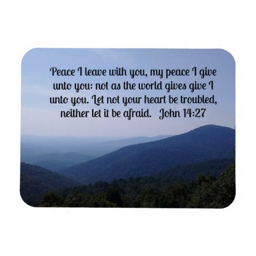 John 1427 Peace I leave with you Magnet