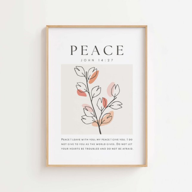 John 14:27 Peace I leave with you Poster (Creator Uploaded)