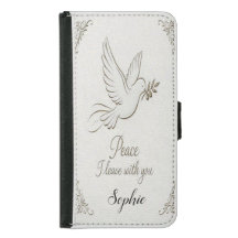 John 14:27 Personalized Wallet Phone Case
