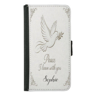 John 14:27 Personalized Wallet Phone Case
