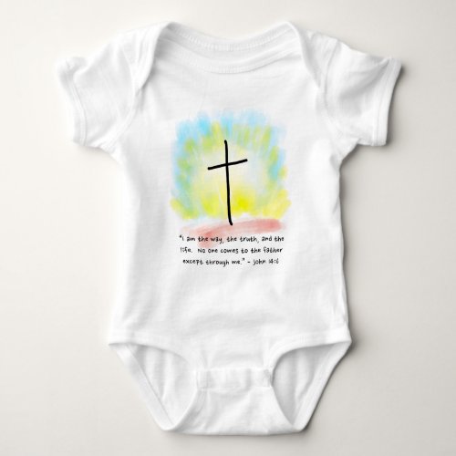 JOHN 146 Baby Jersey Bodysuit