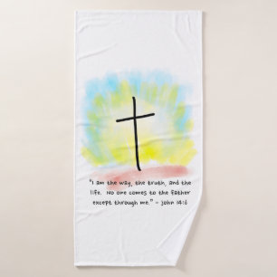 JOHN 14:6 Bath Towel Set
