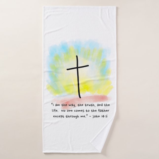 JOHN 14:6 Bath Towel Set (Bath Towel)