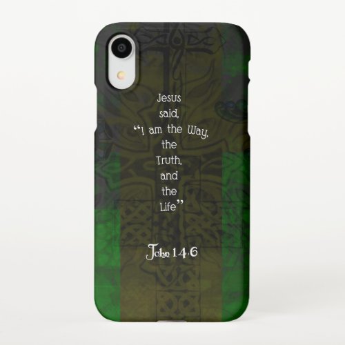 John 146 Bible Verse Inspirational Path Quote iPhone XR Case