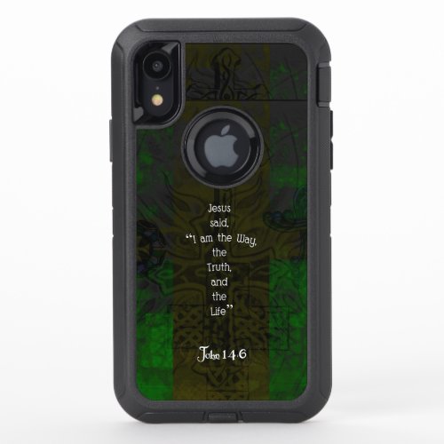 John 146 Bible Verse Inspirational Path Quote OtterBox Defender iPhone XR Case