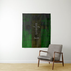 John 14:6 Bible Verse Inspirational Path Quote Tapestry
