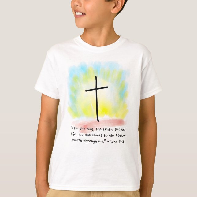 JOHN 14:6 Boys' T-Shirt  (Front)
