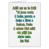 John 14:6 Czech (Front)