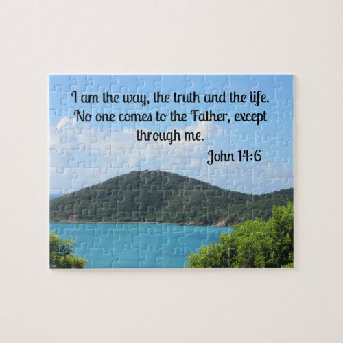 John 146 I am the way the truth and the life  Jigsaw Puzzle
