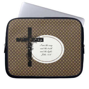 John 14:6 Laptop or Netbook Carrier Sleeve