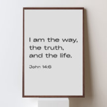 John 14:6 – Minimalist Bible Verse 