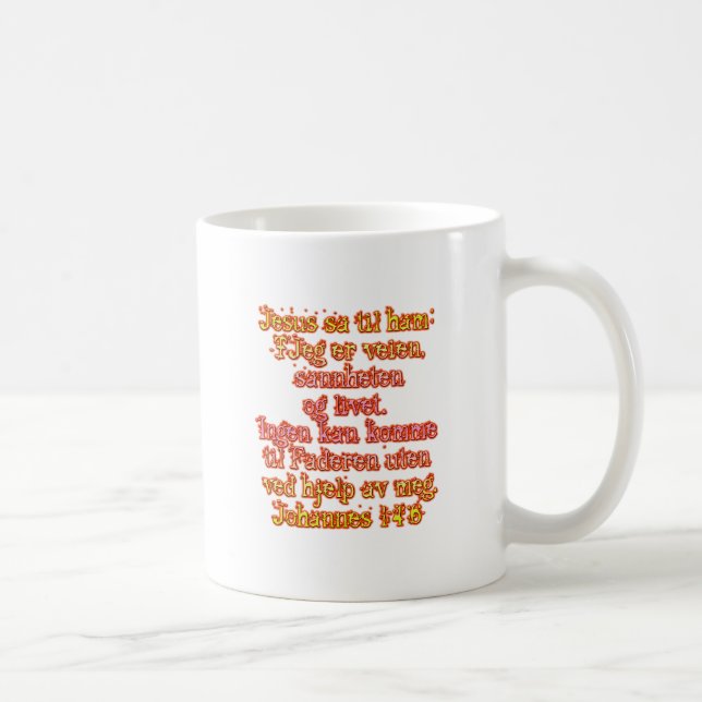 John 14:6 Norwegian Coffee Mug (Right)