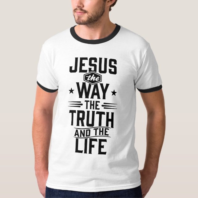 John 14:6 T-Shirt (Front)