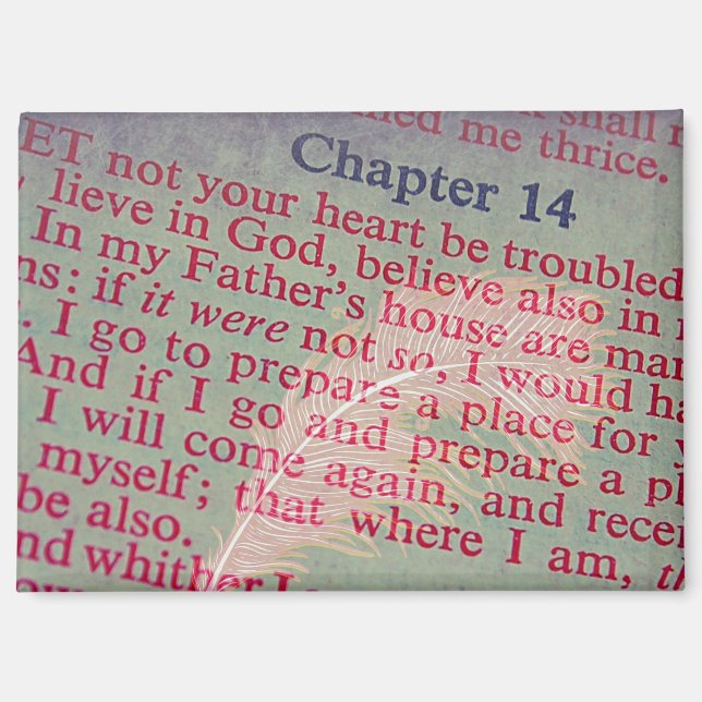 John 14  magnet (Front)