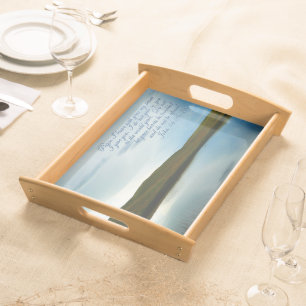 John 14 Peace Scripture Inspirational Serving Tray