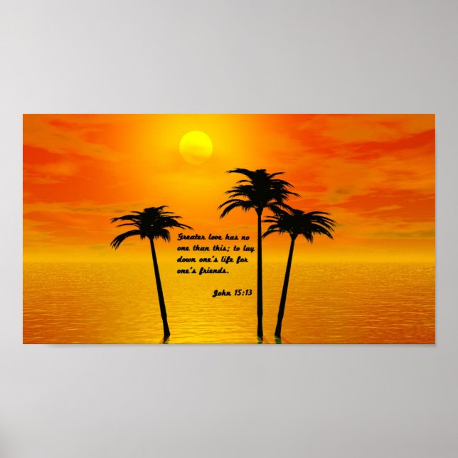 John 15:13 poster (Front)