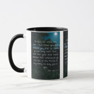 John 15:16 KJV Bible Scripture Pic Two-Tone Mug