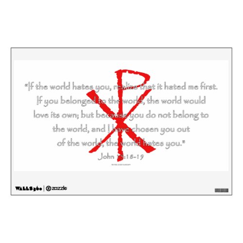 John 1518_19 wall decal