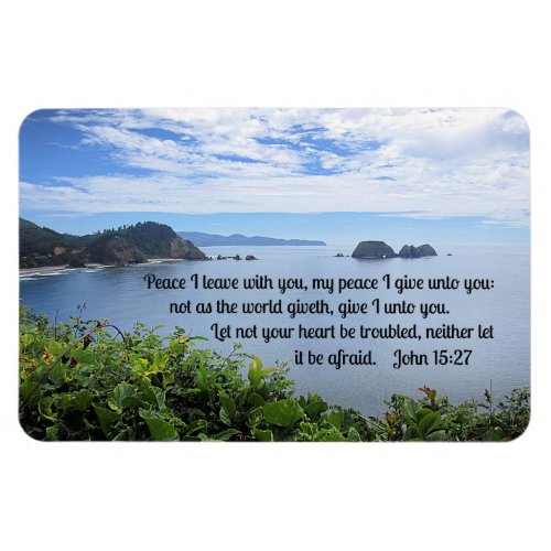 John 1527 Peace I leave with you my peace I give Magnet