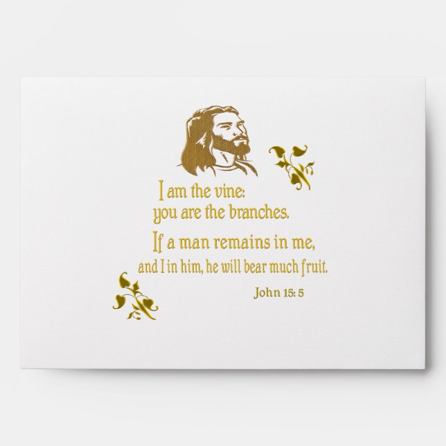 John 15:5  envelope (Front)
