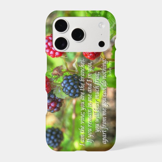 John 15:5 iphone case (Back)