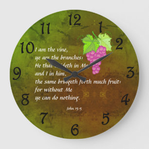 John 15:5    large clock