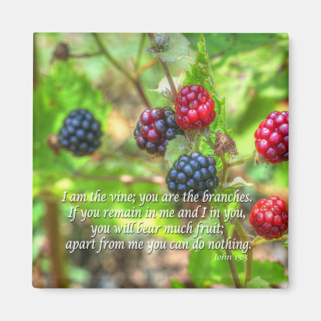 John 15:5 magnet (Front)