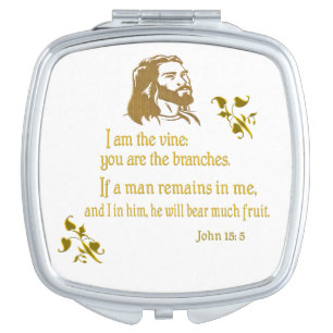 John 15:5 mirror for makeup