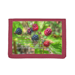 John 15:5 tri-fold wallet
