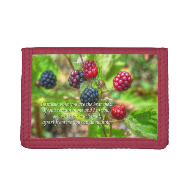 John 15:5 tri-fold wallet (Front)