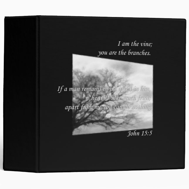 John 15:5 ~ Vine and Branches Binder (Front/Spine)