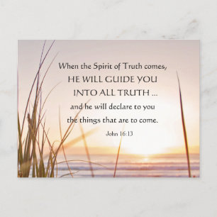 John 16:13 Spirit of Truth Will Guide You, Ocean  Postcard