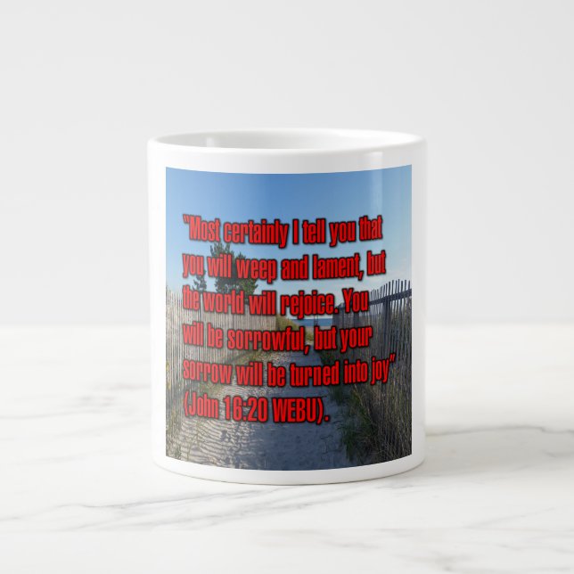 John 16:20 WEBU Mug (Front)