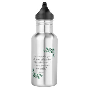 John 16:33 Bible Verses to Encourage You Stainless Steel Water Bottle