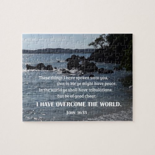 John 1633 These things I have spoken unto you Jigsaw Puzzle